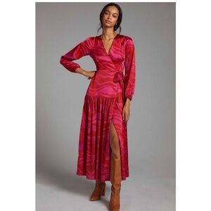 Anthropologie x Hutch Ciara Zebra-Striped Maxi Dress‎ $297 Small
